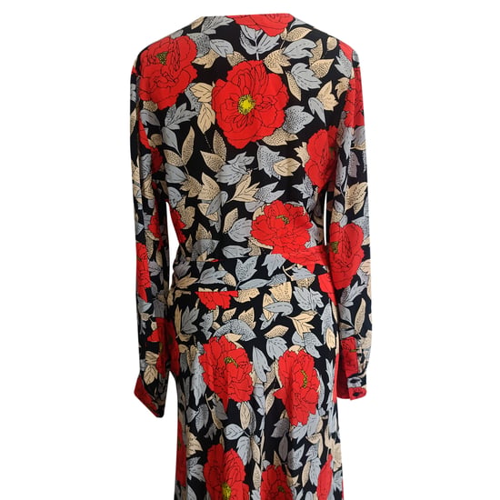 Diane Von Furstenberg Floral-Printed Maxi Dress in Multicolor Viscose - Image 4