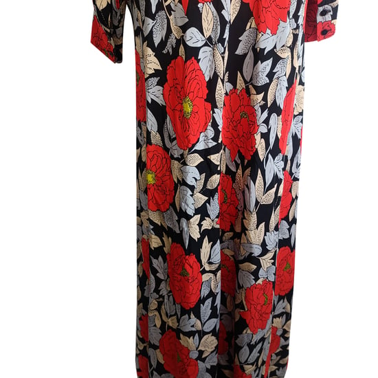 Diane Von Furstenberg Floral-Printed Maxi Dress in Multicolor Viscose - Image 5