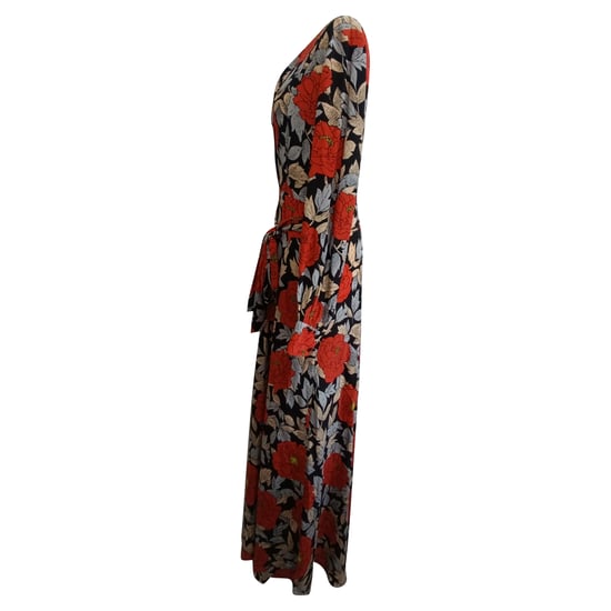 Diane Von Furstenberg Floral-Printed Maxi Dress in Multicolor Viscose - Image 6