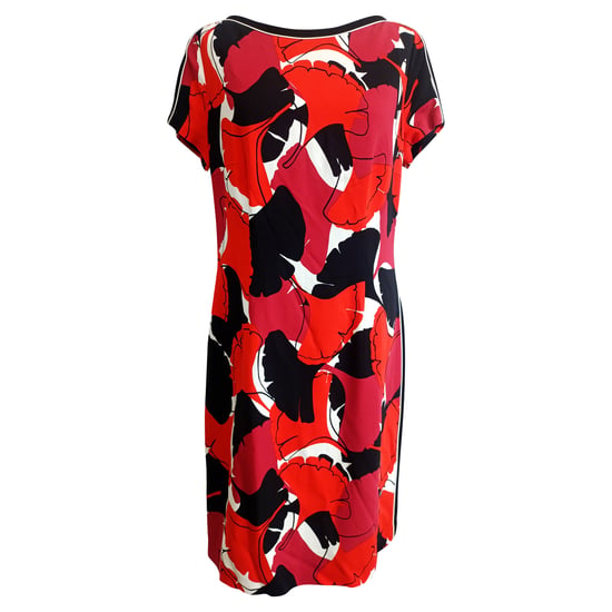 Hugo Boss Printed Knee-length Dress in Multicolor Viscose - Image 1
