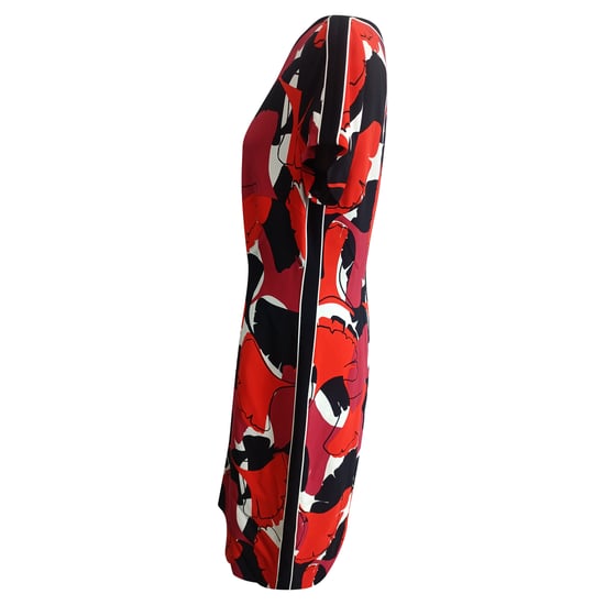 Hugo Boss Printed Knee-length Dress in Multicolor Viscose - Image 2