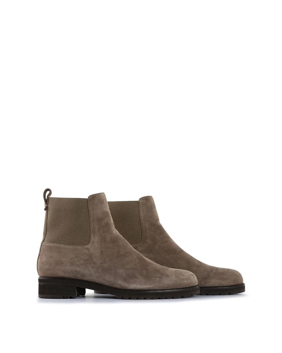 Loro Piana Taupe Suède Chelsea Enkellaarsjes - Image 1