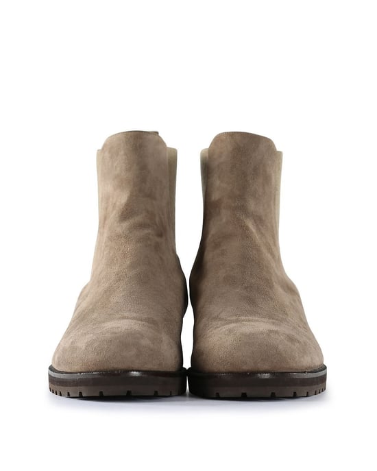 Loro Piana Taupe Suède Chelsea Enkellaarsjes - Image 3