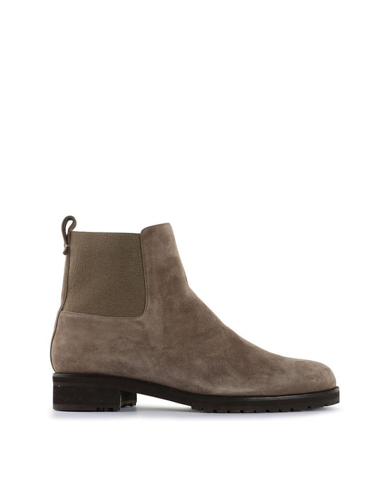 Loro Piana Taupe Suède Chelsea Enkellaarsjes - Image 4
