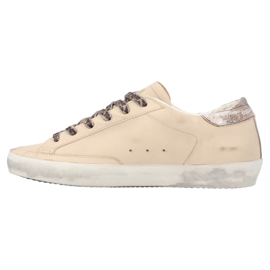 Golden Goose Super-Star Beige Leather Sneakers - Image 2