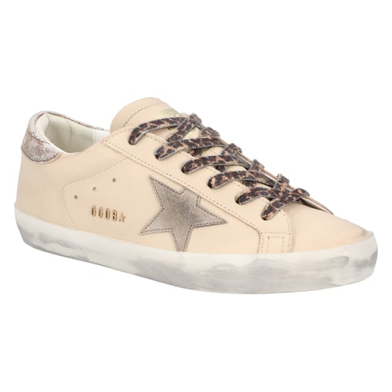 Golden Goose Super-Star Beige Leather Sneakers - Image 6