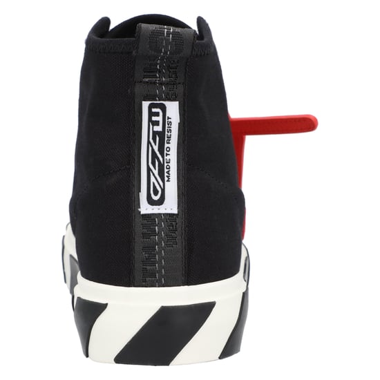 OFF-WHITE Vulcanized Hi Zwart Rood Canvas - Image 3