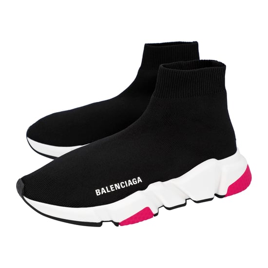 Balenciaga Speed Sneakers 'Svart Magenta' - Image 3