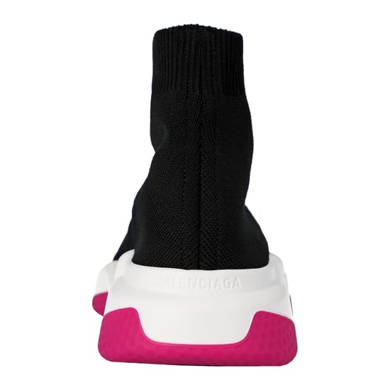 Balenciaga Speed Sneakers 'Svart Magenta' - Image 4
