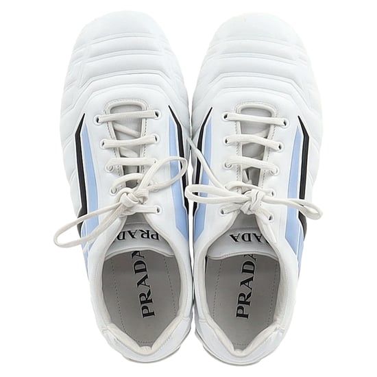 Prada Rev Low-Top Sneakers in White Leather - Image 3