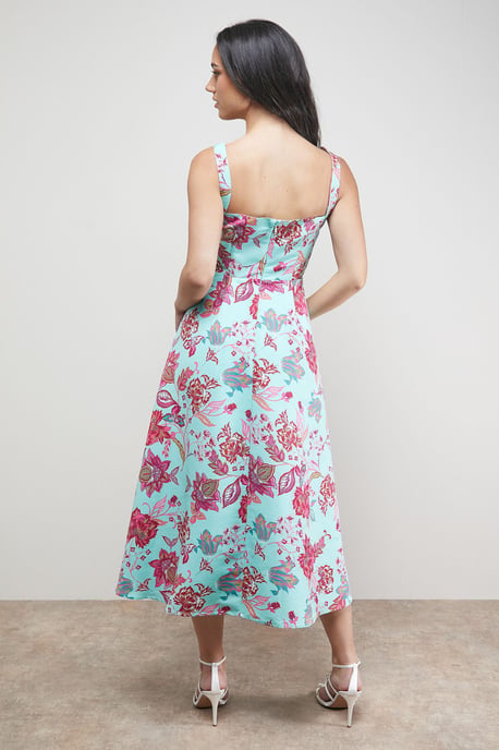 Strappy Midi Prom Dress - Image 3