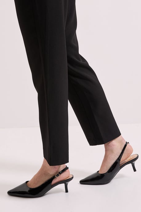 Wide Fit Dova Slingback Kitten Heel Court Shoes - Image 1