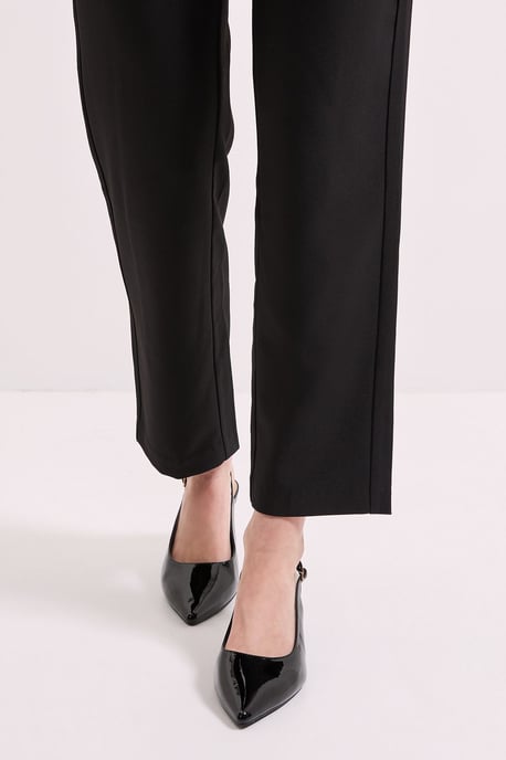 Wide Fit Dova Slingback Kitten Heel Court Shoes - Image 4