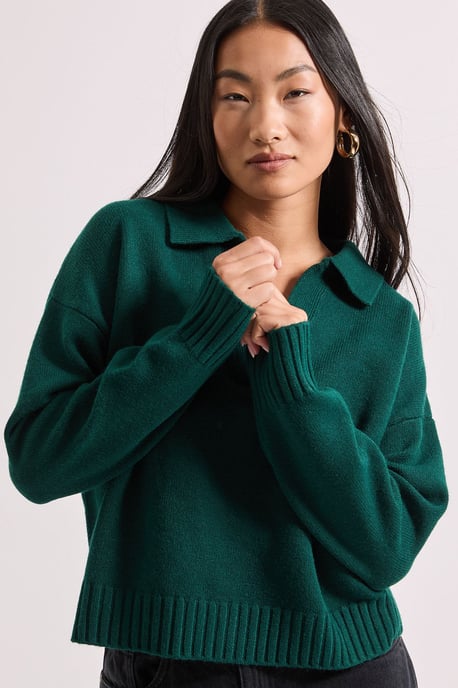 Petite Polo Collared Jumper - Image 4