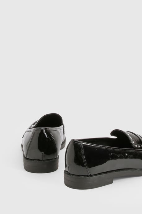 Patent Studded Loafer - Image 4