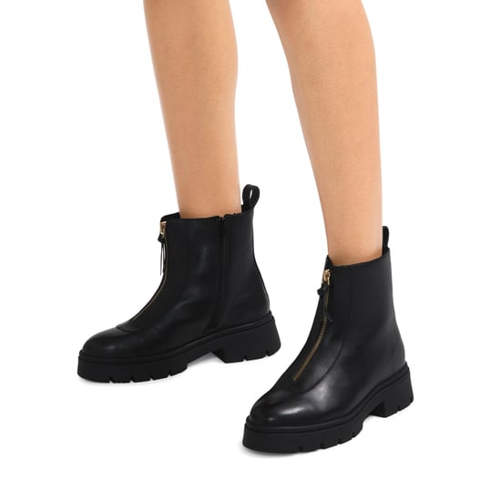 Carvela Leather Malfa Zip Ankle Boots - Image 5