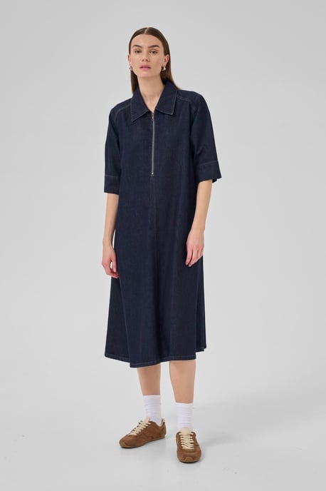MaloMW 143 Long Dress Denim dress A-shape - Image 1