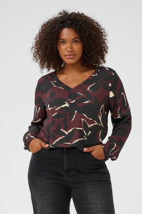 KCami LS Blouse Printed Blouse with long sleeve Regular fit - Image 3