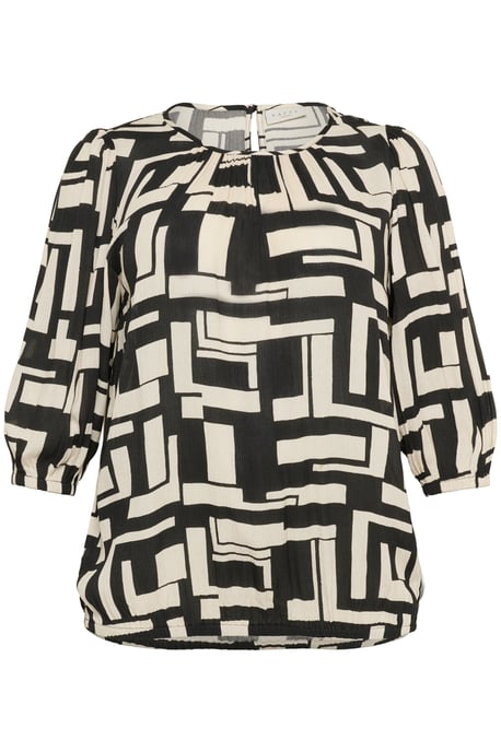 Blouse met lange mouwen KCmarina Blouse met lange mouwen Regular fit black white - Image 4