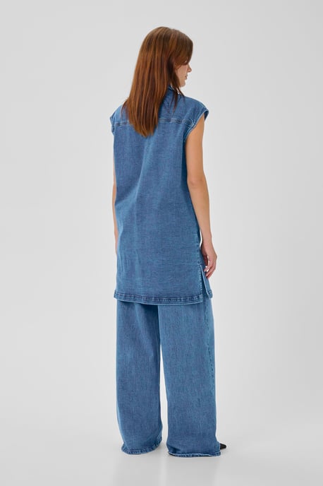 MWLeyla 144 Shirt Dress Denim dress Box fit - Image 2