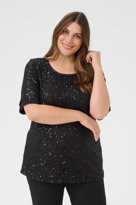 Blouse met korte mouwen KClaila Blouse met korte mouwen Regular fit black - Image 3