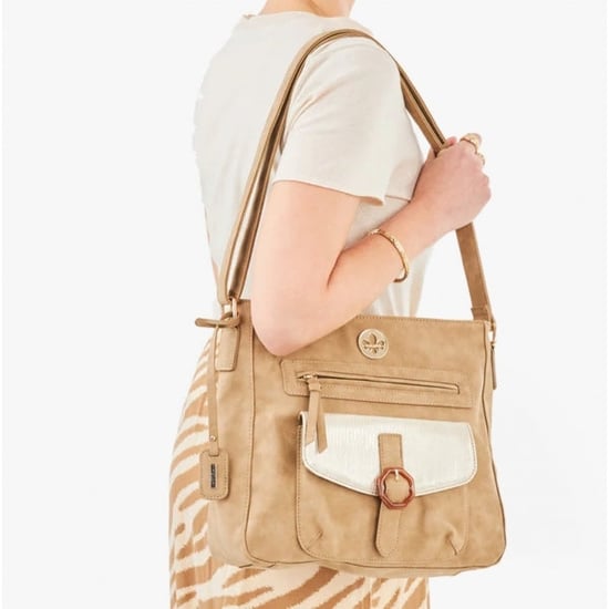 Rieker H1362-62 Womens Handbag Beige - Image 2