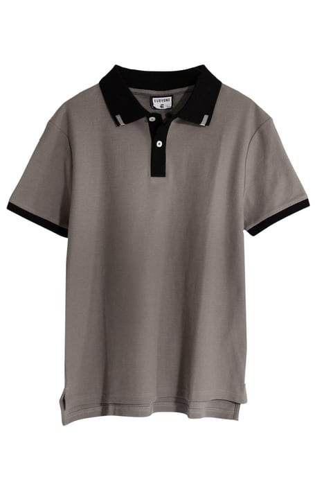 Mens Contrast Collar Polo Shirt - Image 2