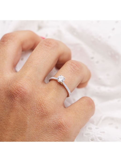 Diam Addict Ring 585 yellow gold with lab-grown diamonds - Image 4