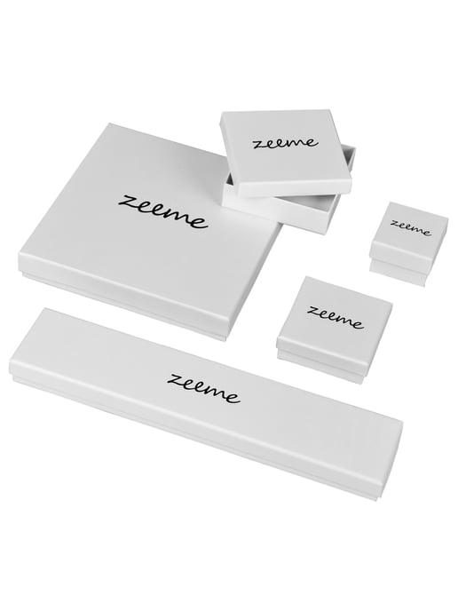 Zeeme for Kids Stud earrings 925/- Sterling silver zirconia white - Image 3