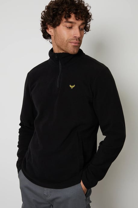Mens Quarter Zip Fleece Jumper - Image 4