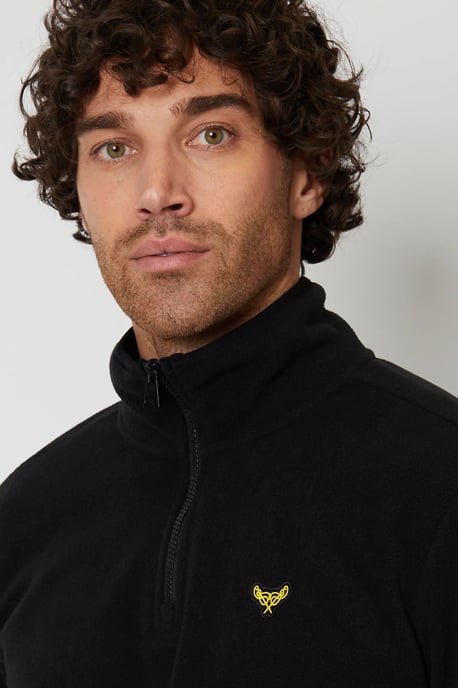 Mens Quarter Zip Fleece Jumper - Image 5