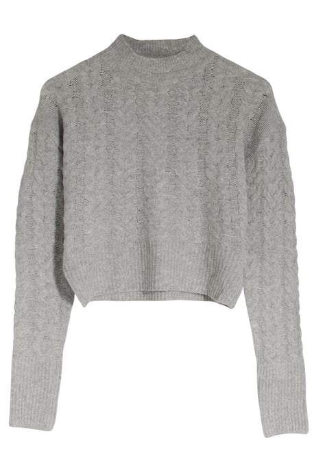 Crew Neck Cable Knit Jumper - Image 2