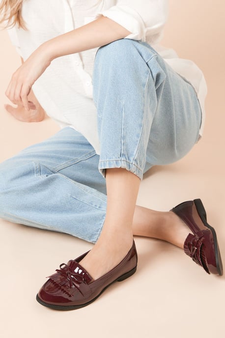 Wide Fit Loretta Tassel Loafers - Image 2