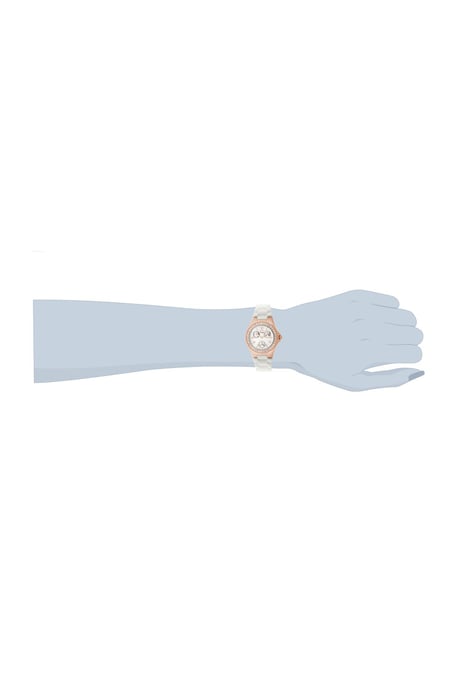 Invicta Angel 1646 Dames Horloge - Quartz Uurwerk - Roestvrij Staal met witte Wijzerplaat - 38mm - Image 4