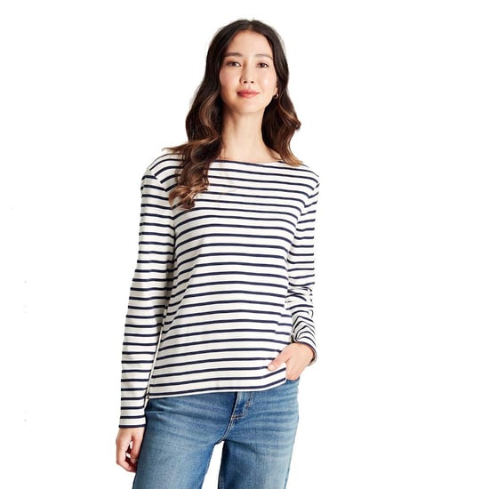 Joules Womens Harbour Cotton Long Sleeved Top - Image 1