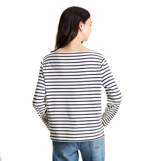 Joules Womens Harbour Cotton Long Sleeved Top - Image 2