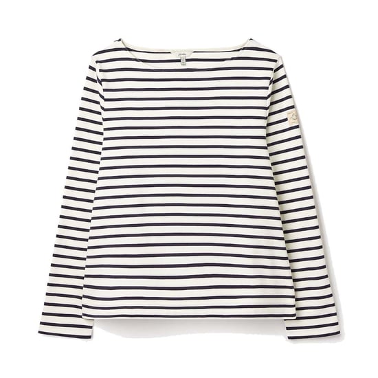 Joules Womens Harbour Cotton Long Sleeved Top - Image 3