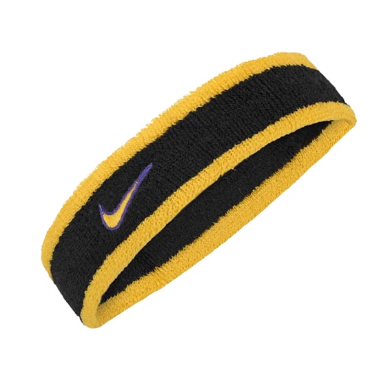 Nike Classic Swoosh Headband (Black/Purple) - Image 2