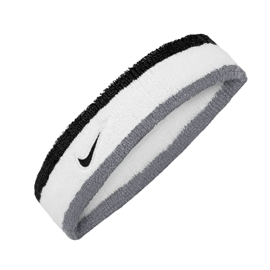 Nike Classic Swoosh Headband (White/Grey) - Image 2