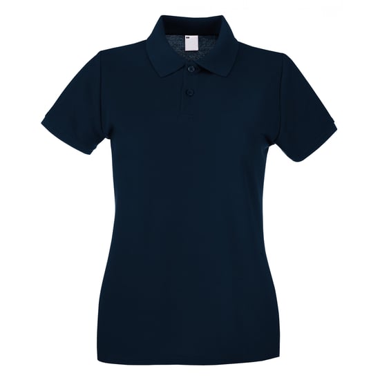 Fruit of the Loom Dames/Dames Lady Fit Poloshirt met korte mouwen (Middernacht blauw) - Image 1