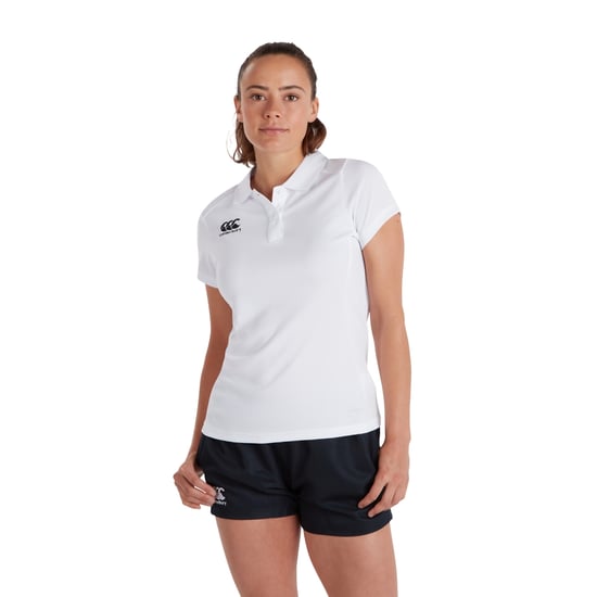 Canterbury Womens/Ladies Club Dry Polo Shirt (White) - Image 4