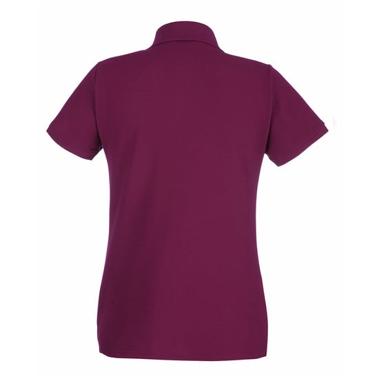 Fruit of the Loom Dames/Dames Lady Fit Poloshirt met korte mouwen (Ossenbloed) - Image 2