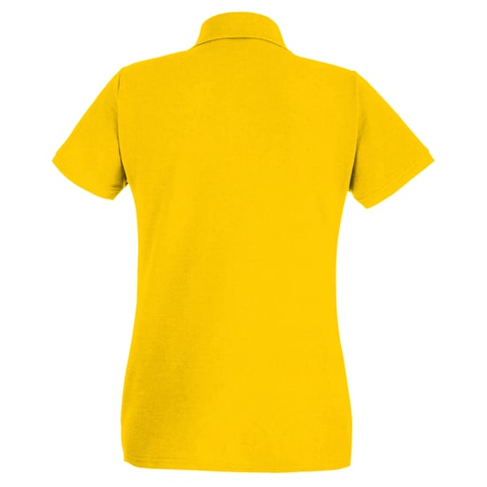 Fruit of the Loom Womens/Ladies Lady Fit Short-Sleeved Polo Shirt (Gold) - Image 2