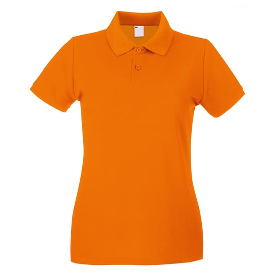 Fruit of the Loom Womens/Ladies Lady Fit Short-Sleeved Polo Shirt (Bright Orange) - Image 1