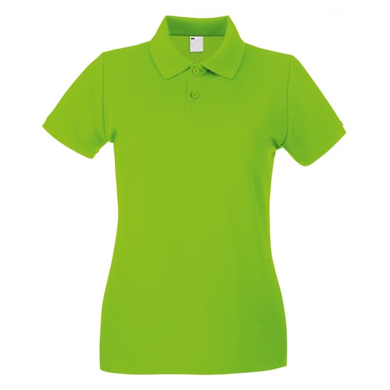 Fruit of the Loom Womens/Ladies Lady Fit Short-Sleeved Polo Shirt (Lime Green) - Image 1