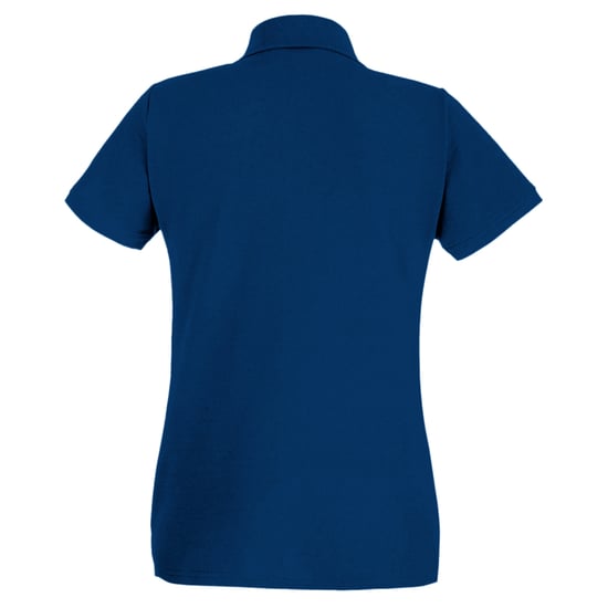 Fruit of the Loom Womens/Ladies Lady Fit Short-Sleeved Polo Shirt (Navy Blue) - Image 2