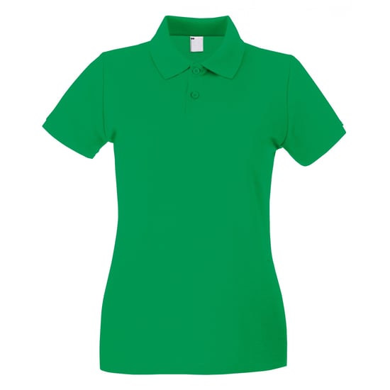 Fruit of the Loom Dames/Dames Lady Fit Poloshirt met korte mouwen (Helder groen) - Image 1
