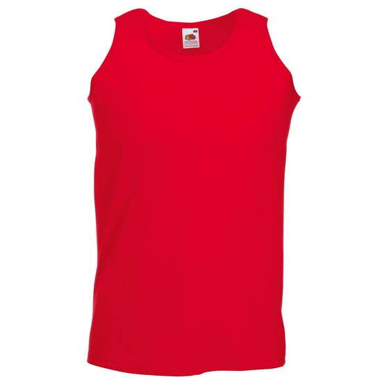 Fruit Of The Loom Heren Atletisch Mouwloos Hemd / Tanktop (Rood) - Image 1