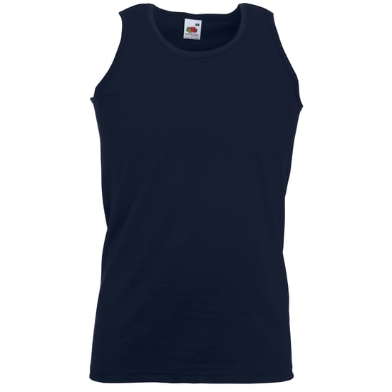 Fruit Of The Loom Heren Atletisch Mouwloos Hemd / Tanktop (Donker Marine) - Image 1