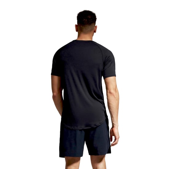 Canterbury Mens Big Logo Super Light T-Shirt (Black/Gunmetal Grey) - Image 2